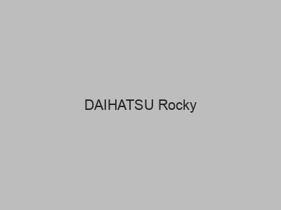 Enganches económicos para DAIHATSU Rocky